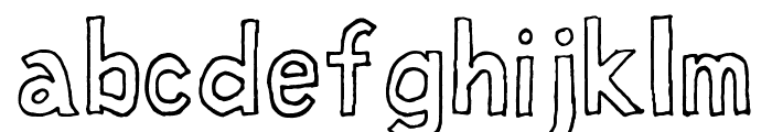 Fat Free Font LOWERCASE