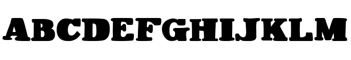 Fat & Vintage Font UPPERCASE