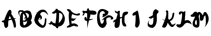 FatLipCapitals-Regular Font LOWERCASE