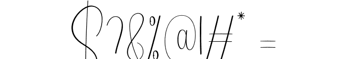 Father Signature Font OTHER CHARS