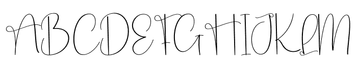 Father Signature Font UPPERCASE