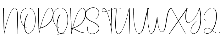Father Signature Font UPPERCASE
