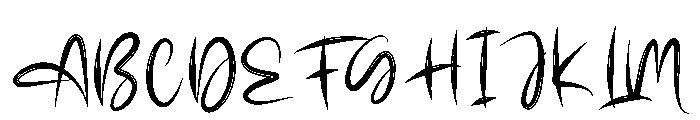 Fatherday Font UPPERCASE