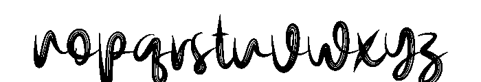 Fatherday Font LOWERCASE
