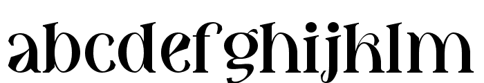 Fatin Gengky Regular Font LOWERCASE