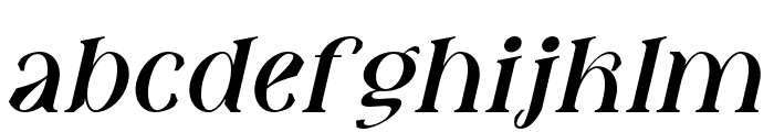 FatinGengky-Italic Font LOWERCASE