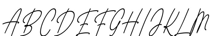 Fattana Italic Font UPPERCASE