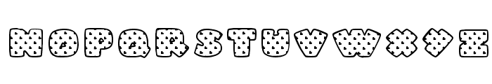 Fatty Heart Filled Font LOWERCASE