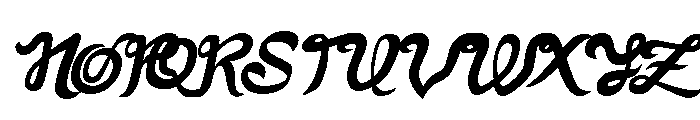 FauquierItalic Font UPPERCASE