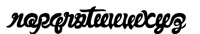 FauquierItalic Font LOWERCASE