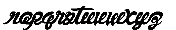 FauquierVeryItalic Font LOWERCASE