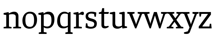 Faustina Regular Font LOWERCASE