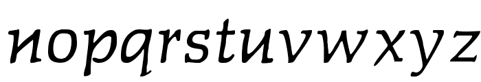 Faustitalic Font LOWERCASE
