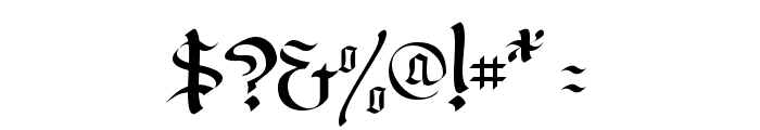 Faustus Normal Font OTHER CHARS