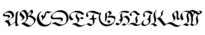 Faustus Normal Font UPPERCASE