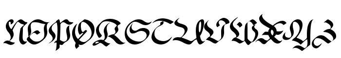 Faustus Normal Font UPPERCASE