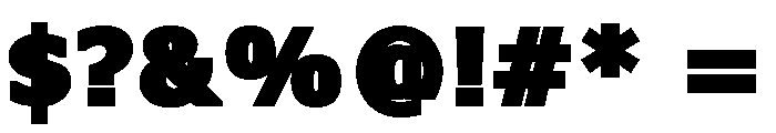 Fava Black Font OTHER CHARS