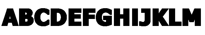 Fava Black Font UPPERCASE