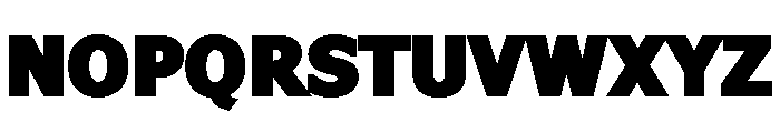 Fava Black Font UPPERCASE