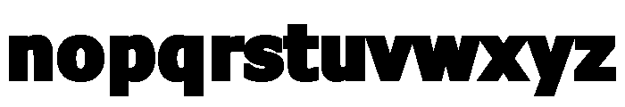 Fava Black Font LOWERCASE