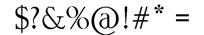 Favicon Font OTHER CHARS