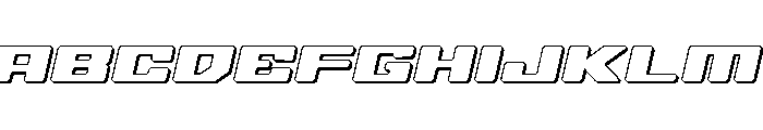 Fawkes 3D Italic FONT