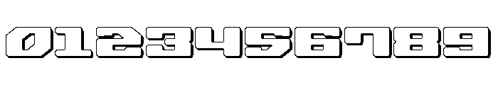 Fawkes 3D Font OTHER CHARS