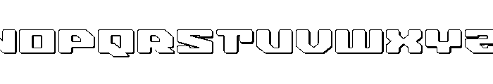 Fawkes 3D Font UPPERCASE