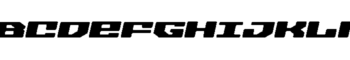 Fawkes Expanded Italic Font UPPERCASE