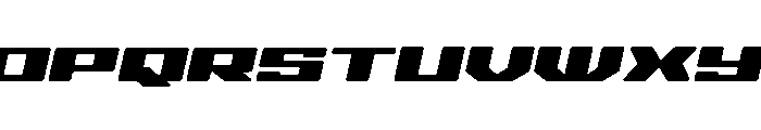 Fawkes Expanded Italic Font LOWERCASE