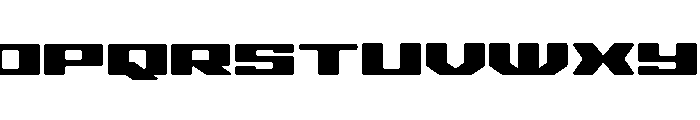 Fawkes Expanded Font LOWERCASE