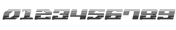 Fawkes Gradient Italic Font OTHER CHARS
