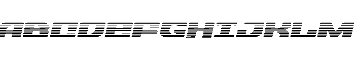 Fawkes Gradient Italic Font UPPERCASE