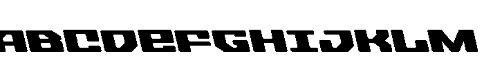 Fawkes Leftalic Font UPPERCASE