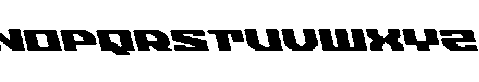 Fawkes Leftalic Font UPPERCASE