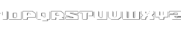 Fawkes Outline Font UPPERCASE