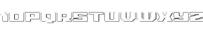 Fawkes Outline Font LOWERCASE
