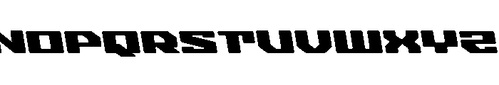 Fawkes Semi-Leftalic Font UPPERCASE