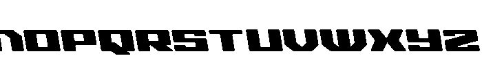 Fawkes Semi-Leftalic Font LOWERCASE