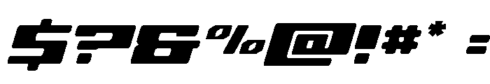 Fawkes Super-Italic Font OTHER CHARS