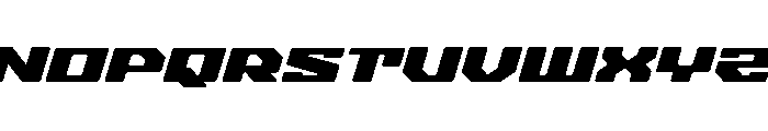 Fawkes Super-Italic Font UPPERCASE