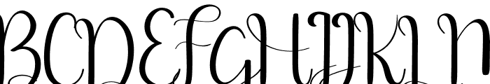 falling free for personal use Font UPPERCASE
