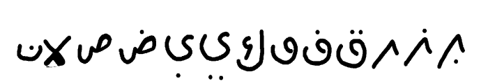 farsi family Font LOWERCASE