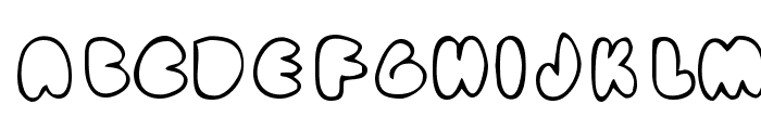 fat ass    outline Font LOWERCASE