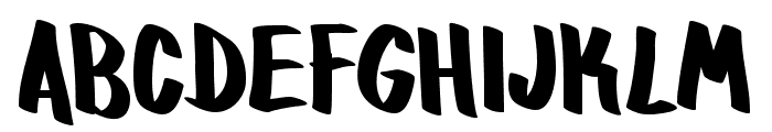 fatboy cre Font UPPERCASE