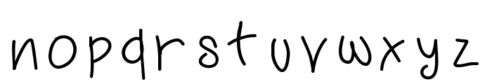 fattypants Font LOWERCASE