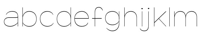 Fadoli Variable Font LOWERCASE