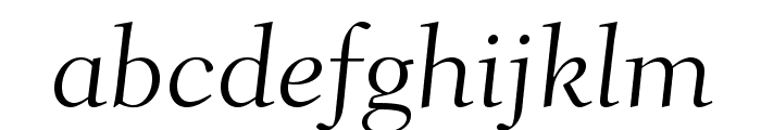 FairfieldLTStd-CaptionLight Font LOWERCASE