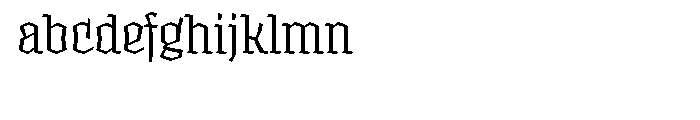 Fakir Display Regular Font LOWERCASE