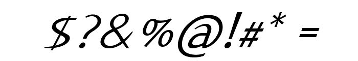 Famico-Italic Font OTHER CHARS